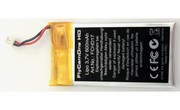 FlyCamOne HD 720p LiPo Battery